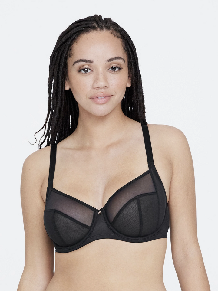 SPELLBOUND SHEER SIDE SUPPORT BRA