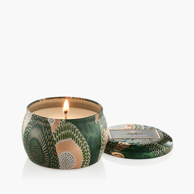 TEMPLE MOSS MINI TIN CANDLE