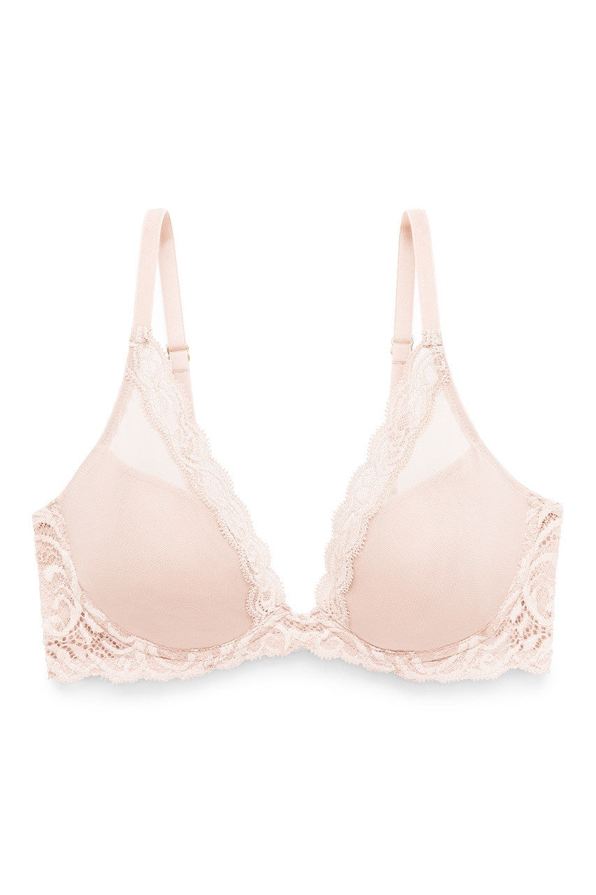 NATORI FEATHERS BRA IN ROSE - Expect Lace