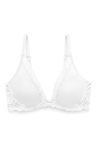 NATORI FEATHERS BRA IN WHITE - Expect Lace