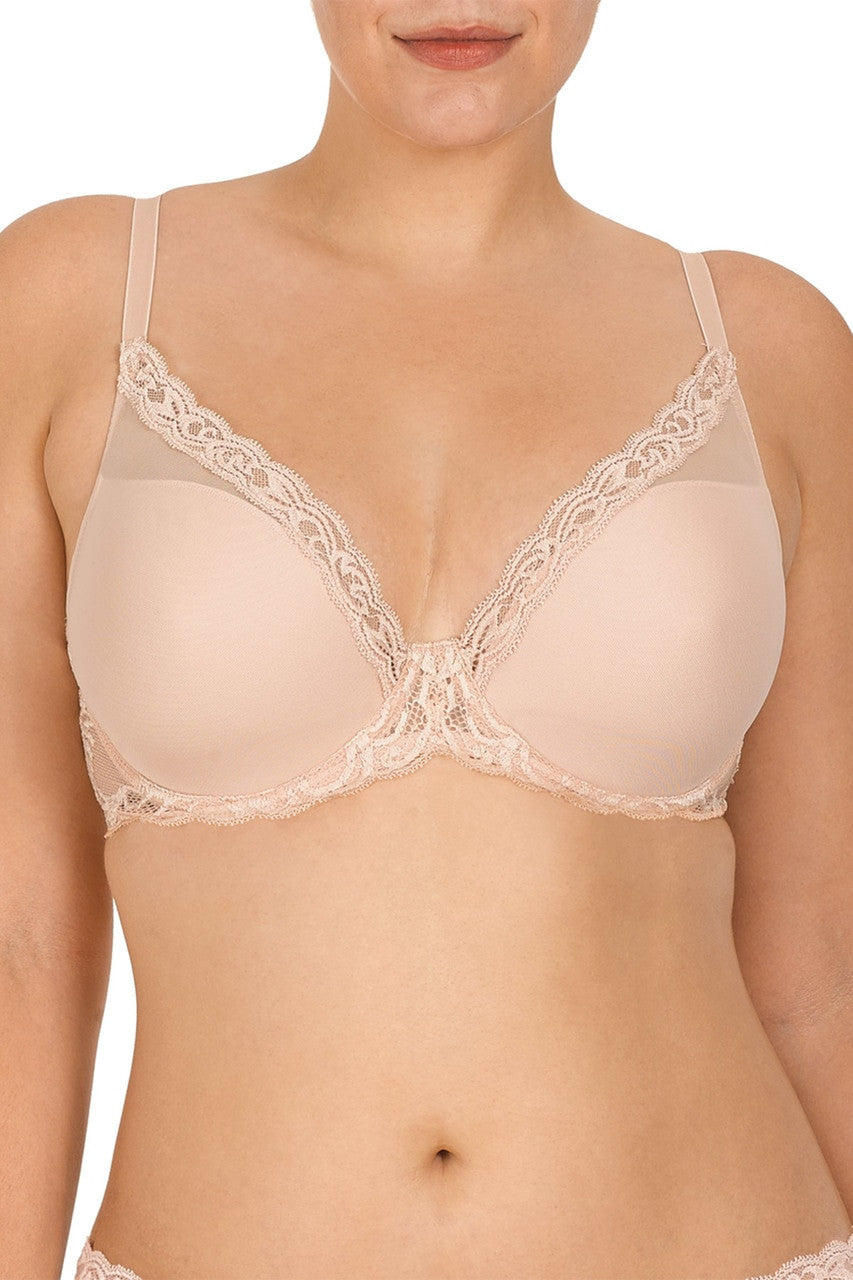 NATORI FEATHERS BRA IN ROSE - Expect Lace