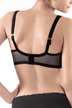 Load image into Gallery viewer, NATORI POWER YOGI SPORTS BRA IN BLACK/GREY - Expect Lace
