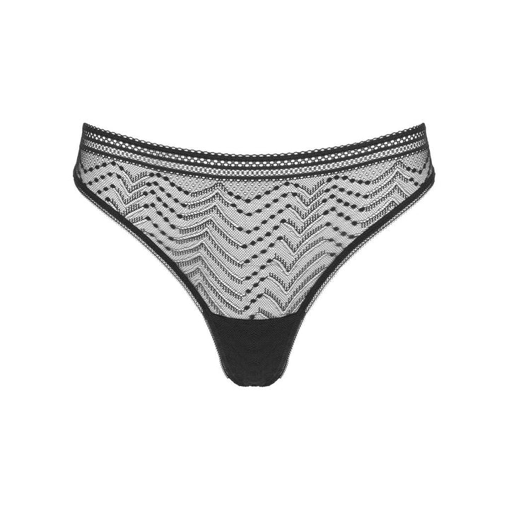 ECLATANTE NOIR THONG