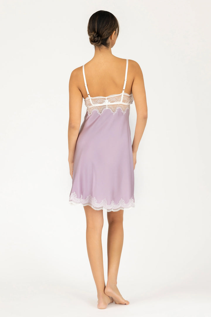 ALLEGRA SOULFUL BUST-SUPPORT SILK CHEMISE