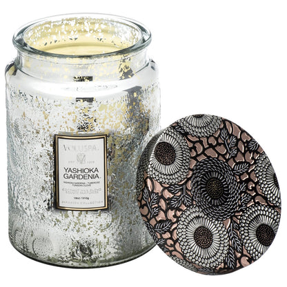 YASHIOKA GARDENIA LARGE JAR CANDLE - Expect Lace