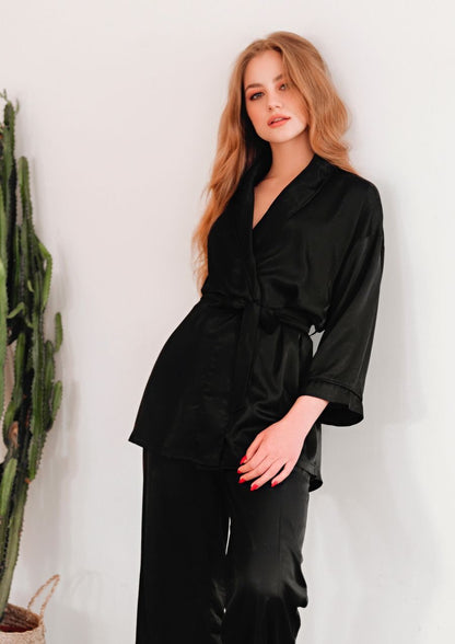 LUXURY SILK PAJAMAS - Expect Lace