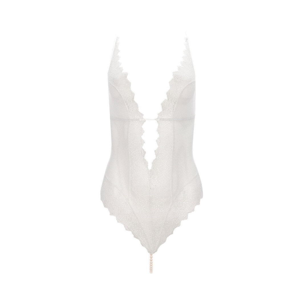 Buy White Lace Corset Bodysuit for Women Online from India's Luxury  Designers 2023