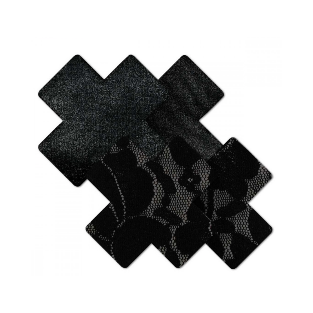 NIPPIES BASIC CROSS PASTIES - Expect Lace
