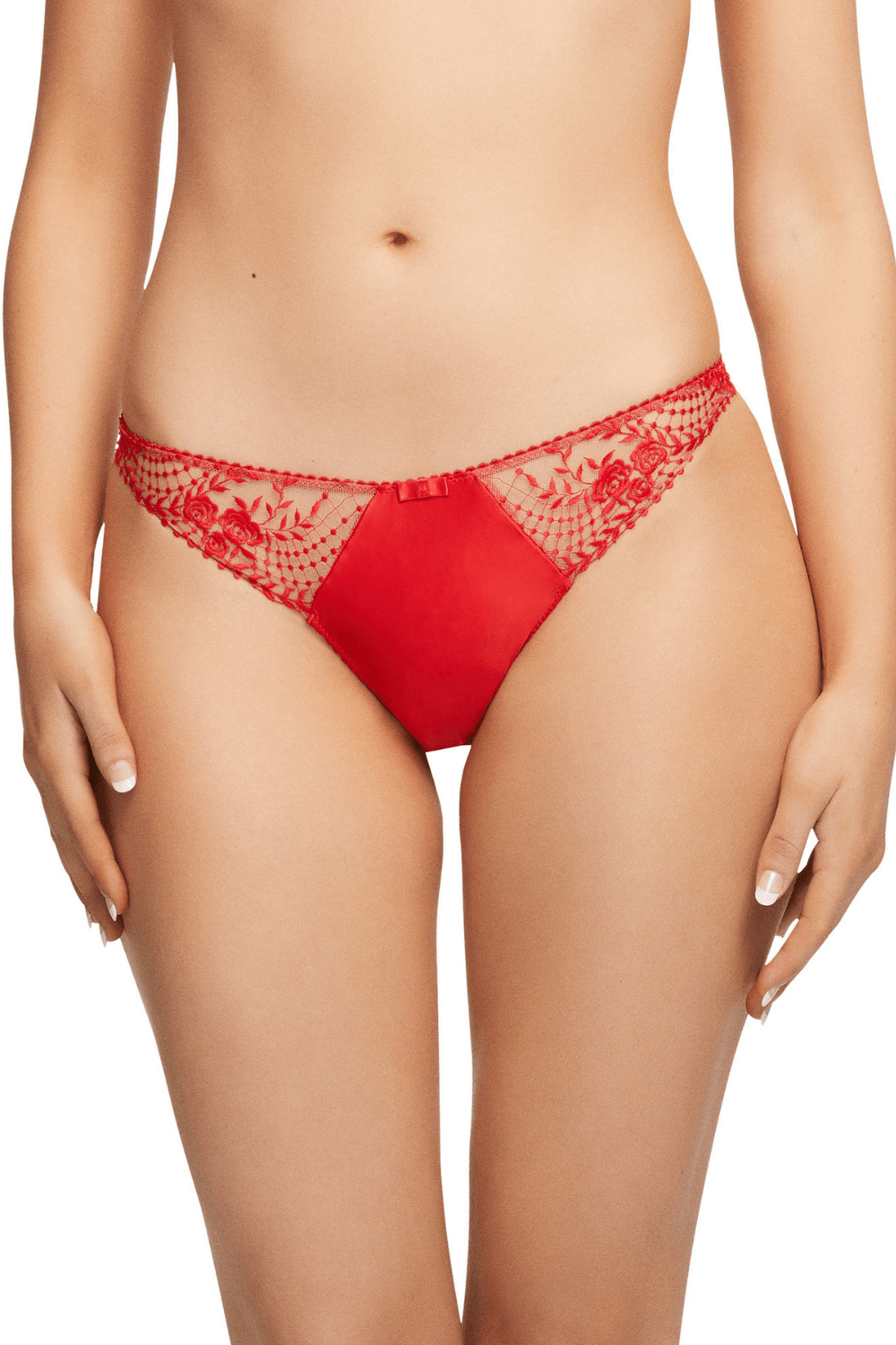 JULIE'S ROSES G-STRING ROSE RED - Expect Lace