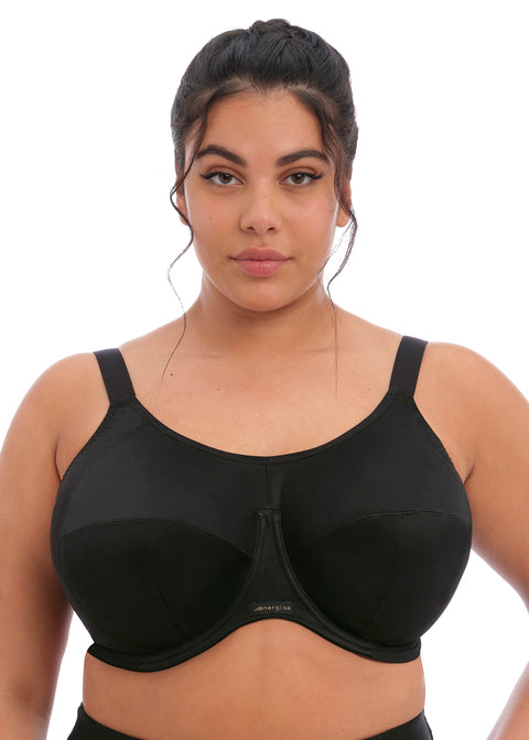 ENERGISE SPORTS BRA - BLACK - Expect Lace