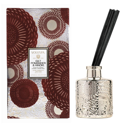 GILT POMANDER & HINOKI REED DIFFUSER - Expect Lace