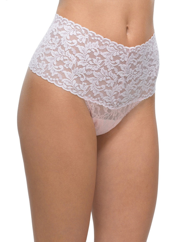 RETRO LACE THONG - Expect Lace
