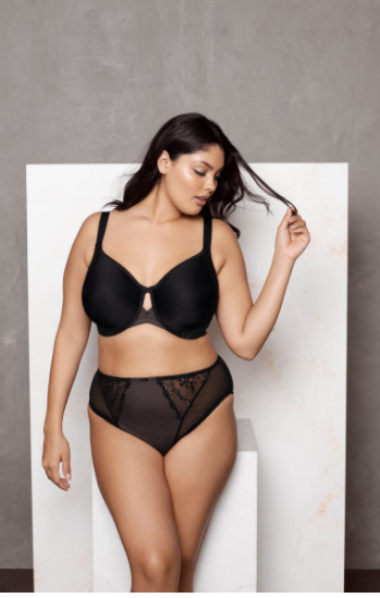 CHARLEY SPACER BRA - BLACK - Expect Lace