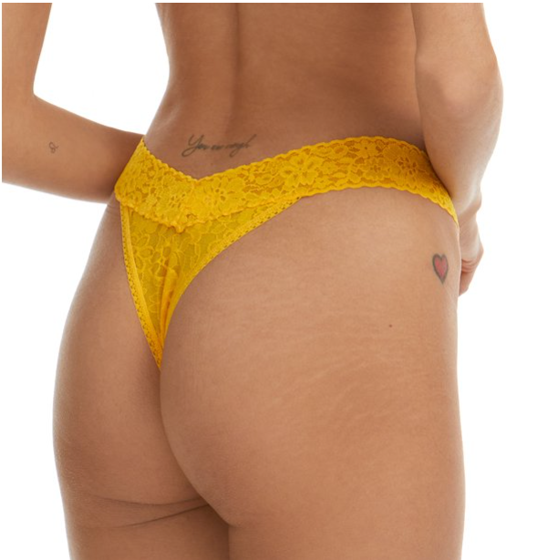 DAILY LACE ORIGINAL RISE THONG OS - Expect Lace