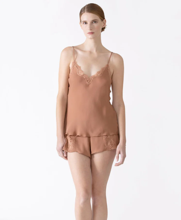 DAHLIA BLISS SILK CAMISOLE - Expect Lace
