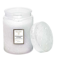 Load image into Gallery viewer, SPARKLING CUVÉE LARGE JAR CANDLE - Expect Lace
