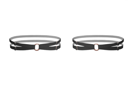 FRISSON LEG GARTERS - Expect Lace