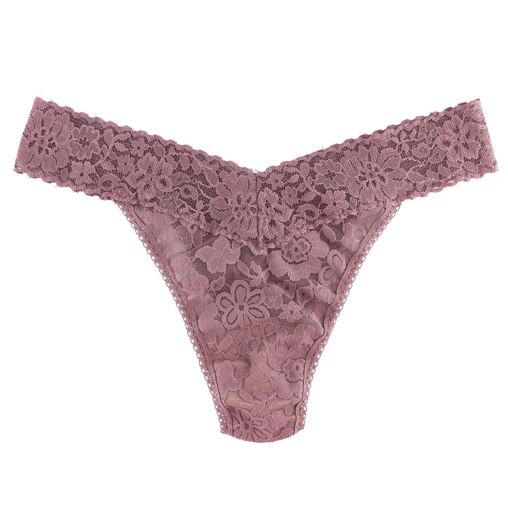 DAILY LACE ORIGINAL RISE THONG OS - Expect Lace