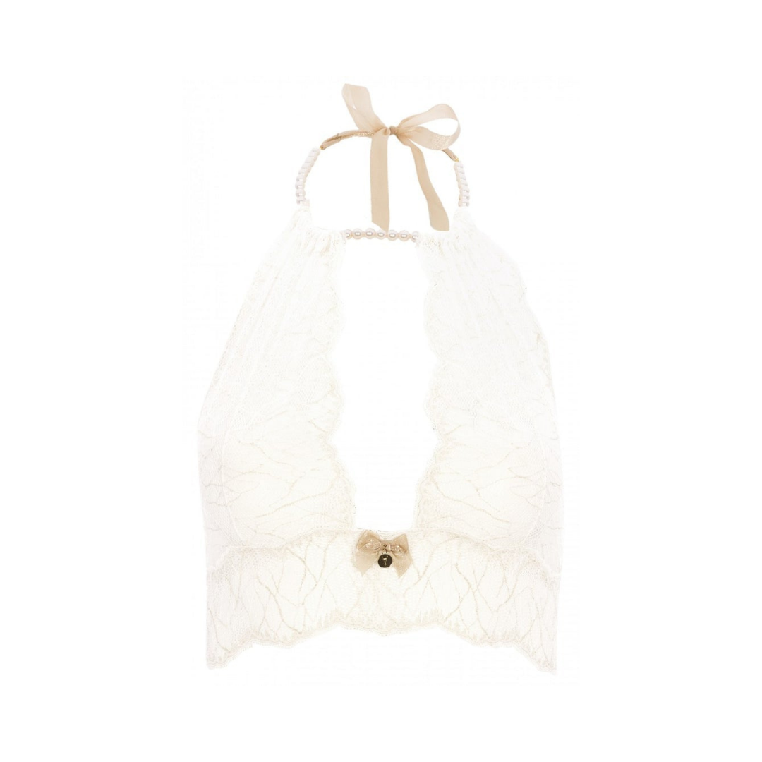 SYDNEY PEARL HALTER BRALETTE - Expect Lace