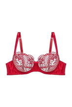 Load image into Gallery viewer, JULIE&#39;S ROSES UNDERWIRE BRA ROSE RED - Expect Lace
