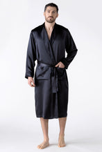Load image into Gallery viewer, 100% SILK ROBE - Expect Lace
