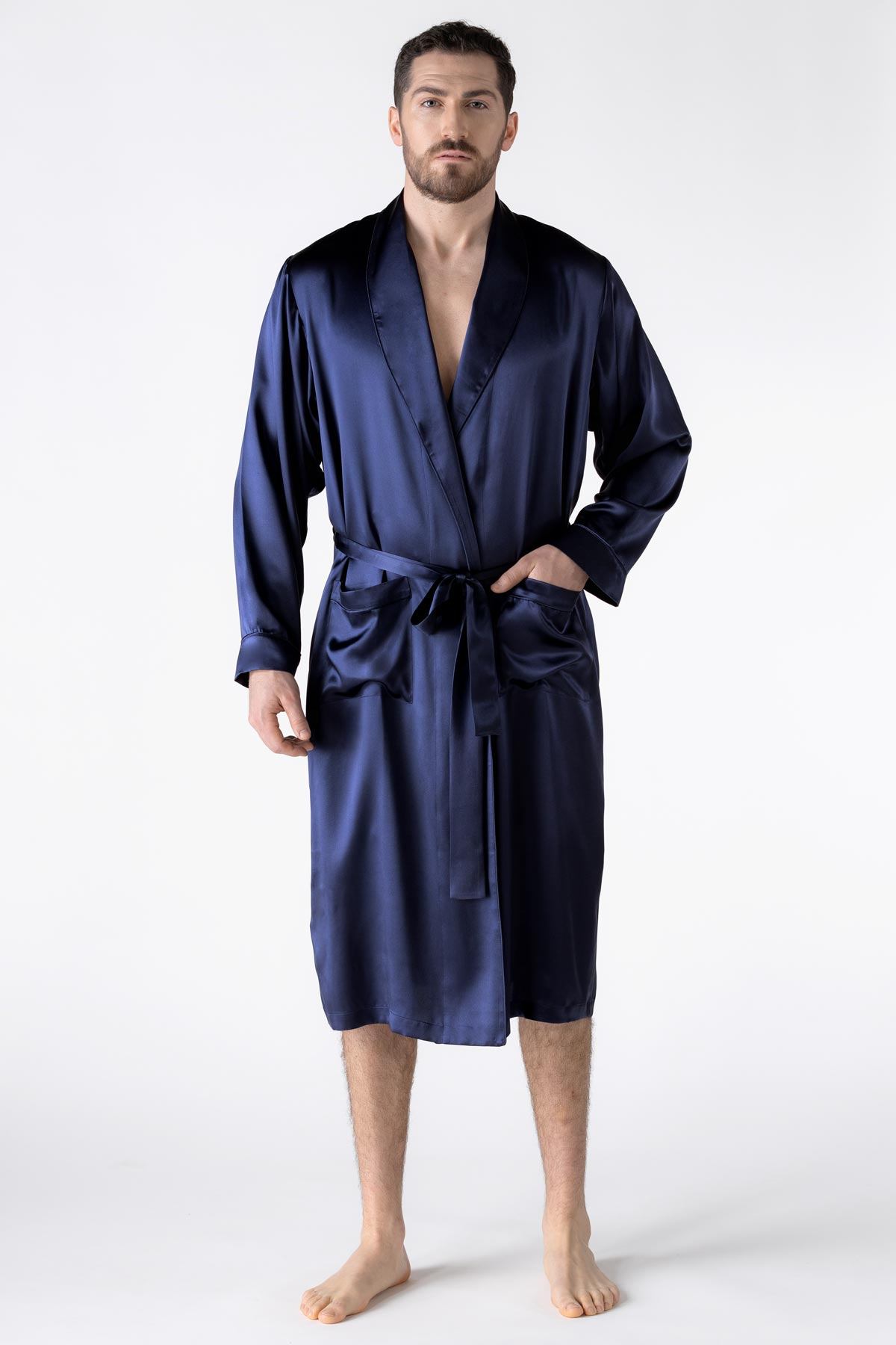 100% SILK ROBE - Expect Lace